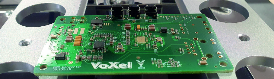 VoXel Medienkonverter bei der Assemblierung