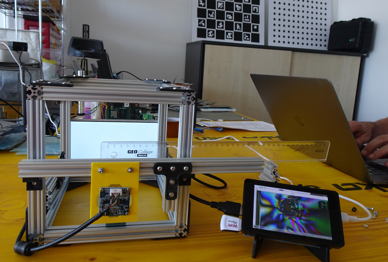 Polarizer demo setup